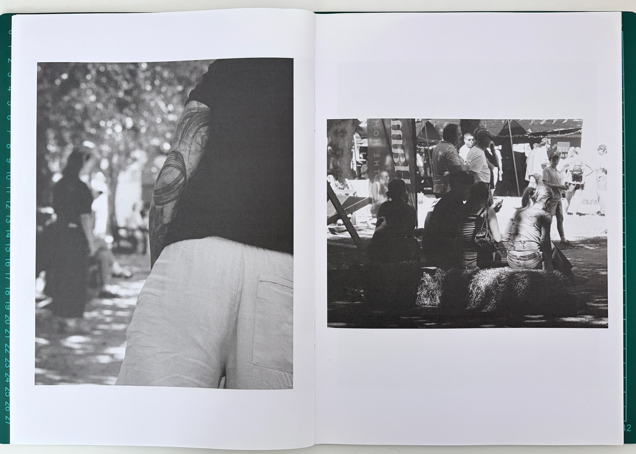 A couple of pages from my ‘misprinted’ Bath Boules zine